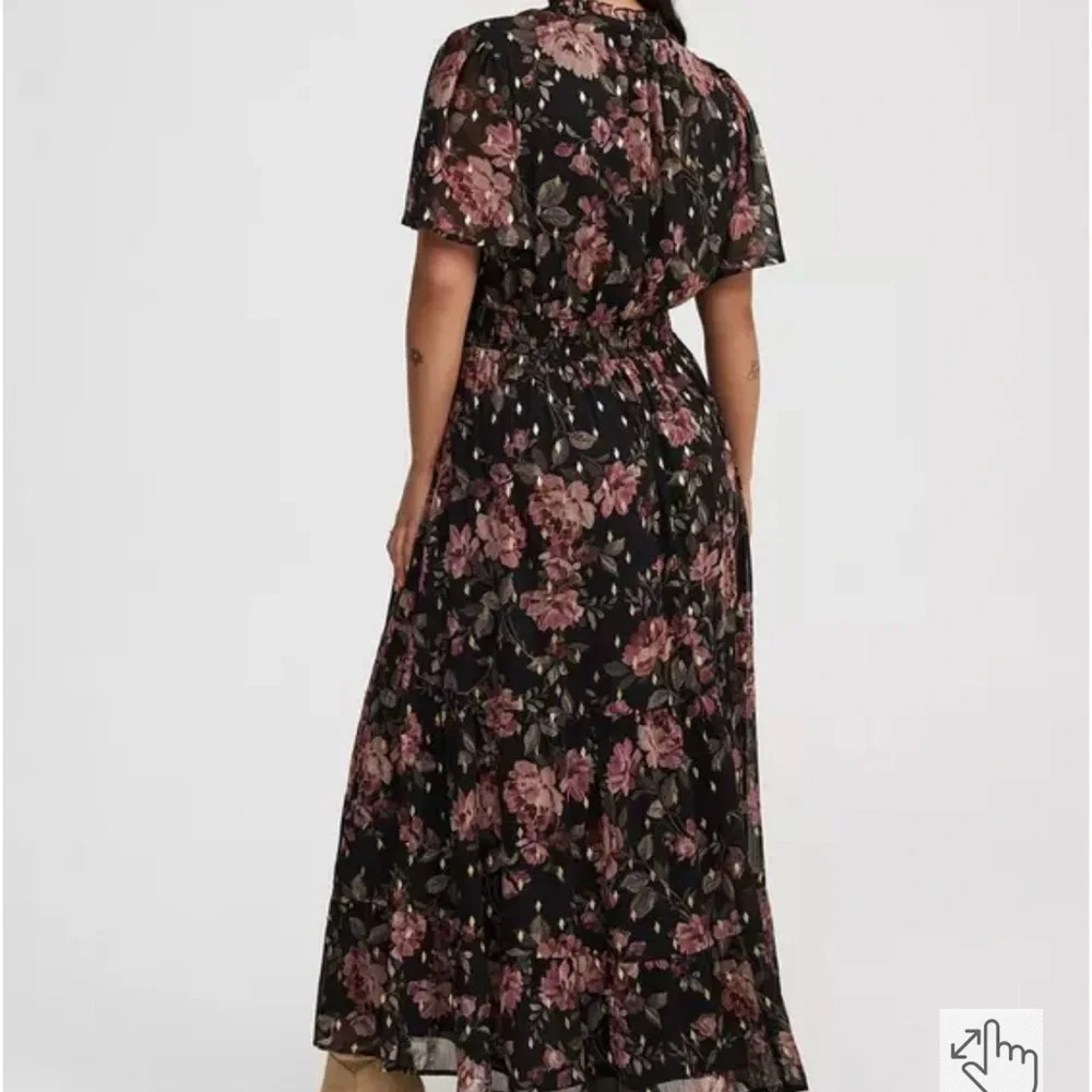 Torrid Floral Black Dress - Picture 4 of 15